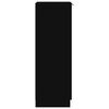 vidaXL Kenk&auml;kaappi musta 30x35x100 cm tekninen puu