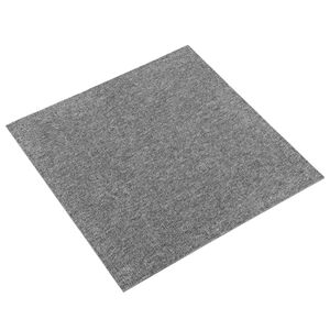 vidaXL Matto 20 kpl Harmaa 50 x 50 cm 100% polypropeeni