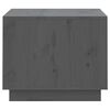 vidaXL Sohvapöytä harmaa 120x50x40,5 cm täysi mänty