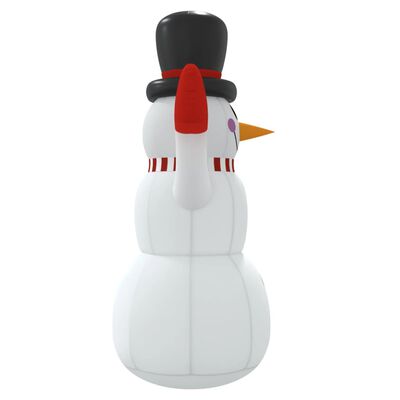 vidaXL Täytettävä lumiukko LED-valoilla 300 cm