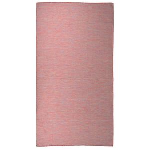 vidaXL Ulkomatto Flatweave 80x150 cm punainen