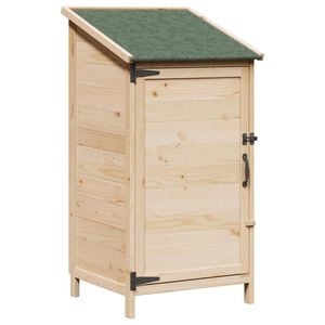 vidaXL Puutarhasuoja Luonnollinen 59 x 56 x 113,5 cm S&auml;teisen kuusipuu