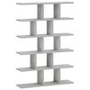vidaXL Sein&auml;hylly Betoninharmaa 70 x 17 x 101 cm Tekninen puu