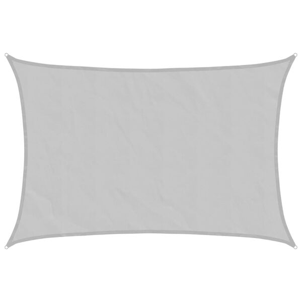 vidaXL Aurinkopurje vaaleanharmaa 4x2,5 m 100% Oxford polyesteri