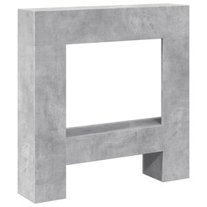 vidaXL Takkakehys betoninharmaa 81x18x82 cm tekninen puu