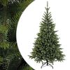 vidaXL Salkomallinen tekoinen joulukuusi 150 cm PVC ja metalli Vihre&auml;