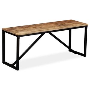 vidaXL Penkki kiinte&auml; mangopuu 110x35x45 cm