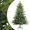 vidaXL Salkomallinen tekoinen joulukuusi 150 cm PVC ja metalli Vihre&auml;