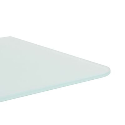 vidaXL Seinäkiinnitettävän pisuaarin näkösuoja 90x40 cm karkaistu lasi