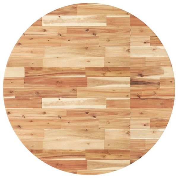 vidaXL P&ouml;yt&auml;levy py&ouml;re&auml; &Oslash;90x4 cm t&auml;ysi akasiapuu