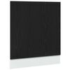 vidaXL Astianpesukoneen paneeli Lyon musta tammi 60x1,5x67 cm tekopuu