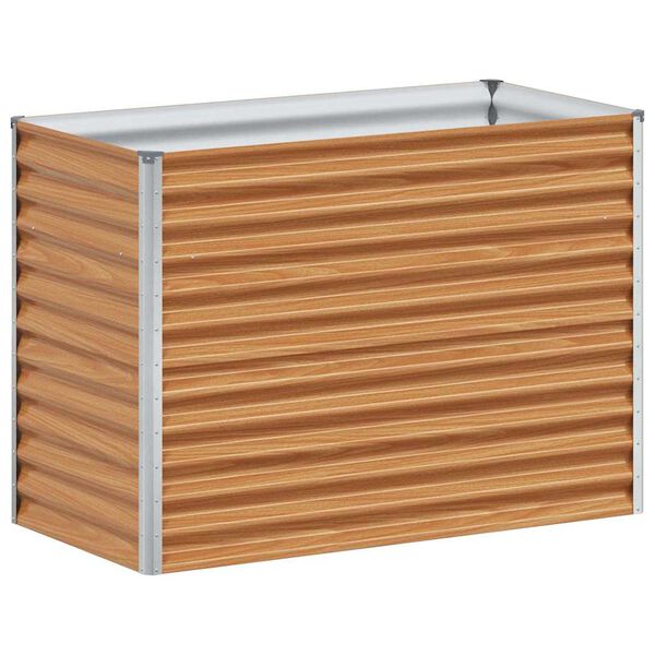 vidaXL Puutarhan Korotettu Kukkalaatikko 98 x 50 x 68 cm