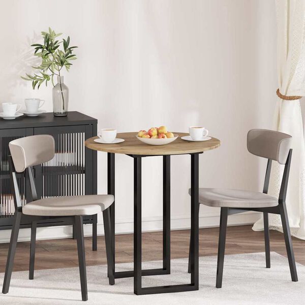 vidaXL P&ouml;yt&auml;levy artesaani tammi 70 x 70 x 1,5 cm Tekninen puu