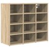vidaXL Kenk&auml;kaappi 77,5 x 30 x 67 cm Tekninen puu Sonoma-tammi