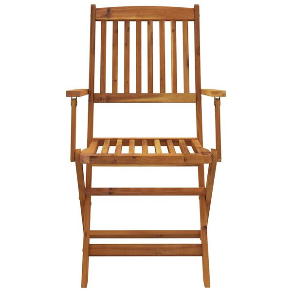 vidaXL 7-osainen kokoontaitettava puutarharuokailuryhm&auml; akaasiapuu