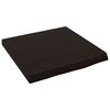 vidaXL Sein&auml;hylly tummanruskea 40x40x(2-4) cm k&auml;sitelty t&auml;ystammi