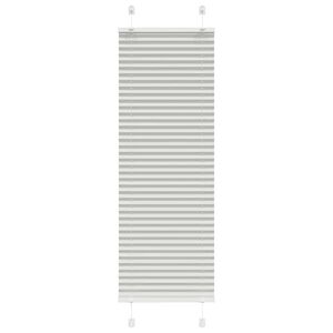 vidaXL laskostettu blindit vaaleanharmaa 40x100 cm kankaan leveys