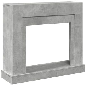 vidaXL Takkareunus betoninharmaa 100x30x87,5 cm tekninen puu