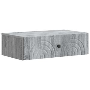 vidaXL Sein&auml;lle Asennettava Sivup&ouml;yt&auml; 59 x 34,5 x 17 cm Tekninen puu
