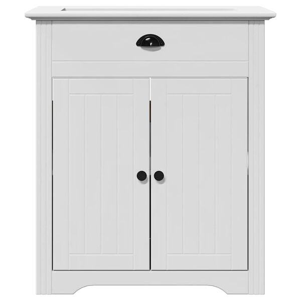 vidaXL Kylpyhuoneen pesuallaskaappi BODO valkoinen 70x35x80 cm