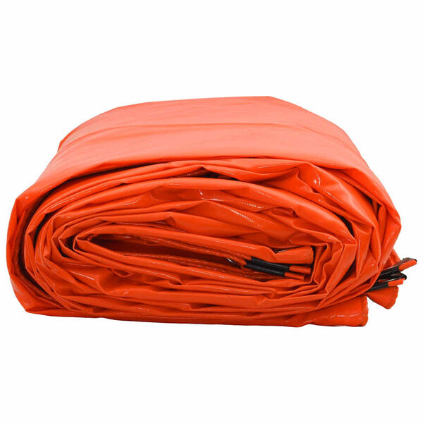 vidaXL Pressu 650g / m&sup2; Oranssi 1,5 x 6 m Kangas PVC-pinnoitteella