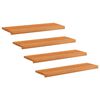 vidaXL Portaiden p&auml;&auml;llysteet 4 kpl 90 x 30 x 2 cm Vaaleanruskea