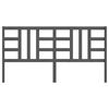 vidaXL S&auml;ngynp&auml;&auml;ty harmaa 186x4x100 cm t&auml;ysi m&auml;nty