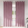 vidaXL Pimennysverhot 2 pcs Tumma vaaleanpunainen 140 x 225 cm Sametti