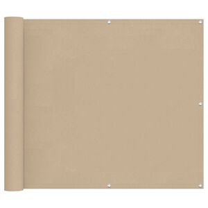 vidaXL Parvekkeen Verho 90 x 200 cm PU-pinnoitettu Oxford alu
