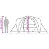 vidaXL Family telttakupoli 6-hengen ruskea vedenpit&auml;v&auml;