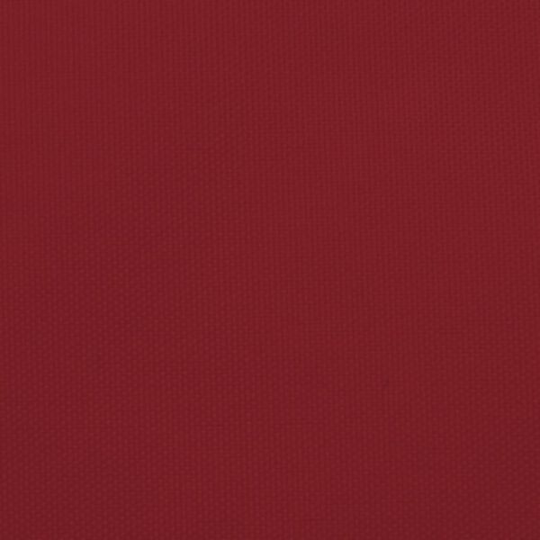 vidaXL Aurinkopurje Oxford-kangas kolmio 4x4x4 m punainen