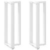 vidaXL Baarip&ouml;yd&auml;n jalat T-muotoiset 2 kpl valkoinen 40x35x(110-111) cm ter&auml;s