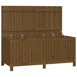 vidaXL S&auml;ilytyslaatikko hunajanruskea 147x68x64 cm t&auml;ysi m&auml;nty