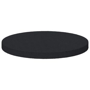 vidaXL Huonekalujalkojen padit 2 pcs Musta &Oslash; 30 x 2 mm EVA