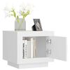 vidaXL Sohvapöytä valkoinen 51x50x45 cm tekninen puu