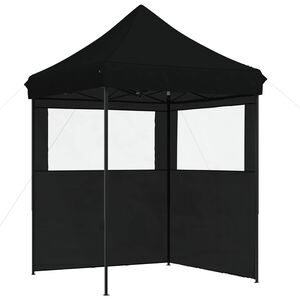 vidaXL Juhlateltta Musta 200 x 200 x 306 cm Oxford-kangas