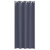 vidaXL Piment&auml;v&auml; verho renkailla 2 pcs Antrasiitti 260 x 140 cm