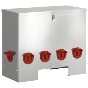 vidaXL Kanan ruokinta-allas Hopea 60,5 x 29 x 51 cm 25 kg
