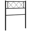 vidaXL Metallinen vaihtop&auml;&auml;ty musta 90 cm