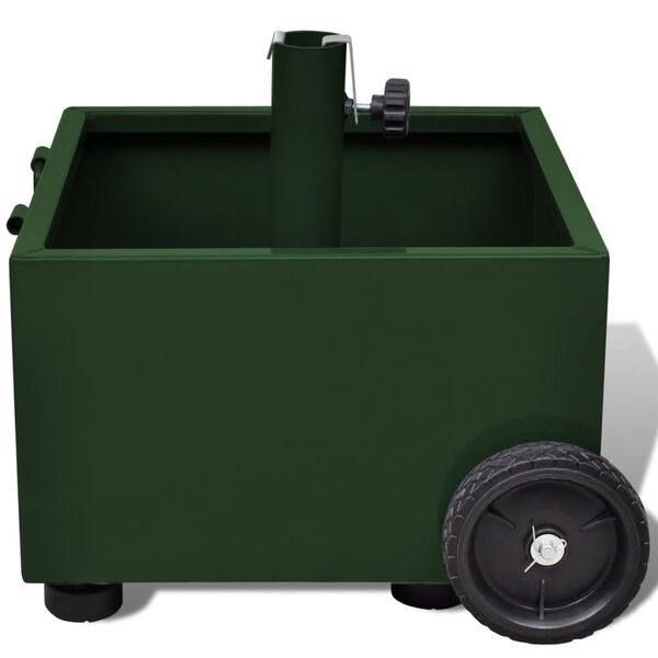 vidaXL P&auml;iv&auml;nvarjoteline/kukkaruukku ulkotiloihin Vihre&auml;