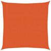 vidaXL Aurinkopurje 160 g/m&sup2; oranssi 2x2 m HDPE