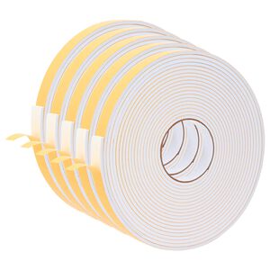 vidaXL Itsekiinnittyv&auml; vaahtoteippi 5 kpl valkoinen 20mm x 10m