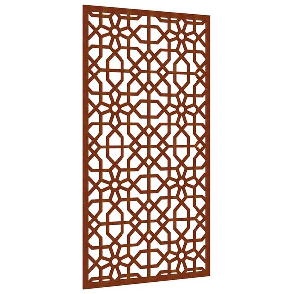 vidaXL Puutarhasein&auml;koriste 105x55 cm corten ter&auml;s Maurikuvio