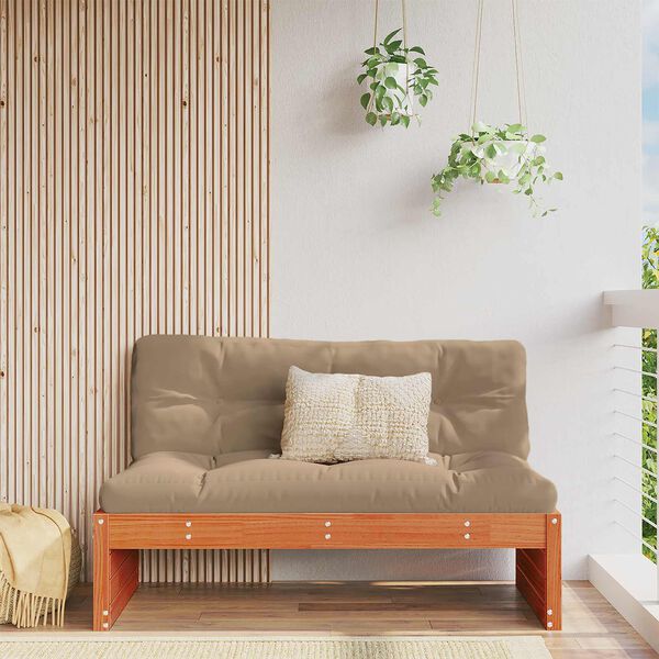 vidaXL Puutarhan Keskiosoita Massiivinen m&auml;nty Vahans&auml;vyinen Ruskea