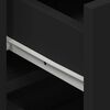 vidaXL Sivupöytä laatikon kanssa Musta 120 x 36 x 69 cm Tekninen puu