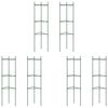 vidaXL Tomaattih&auml;kki 6 kpl 116 cm ter&auml;s ja PP