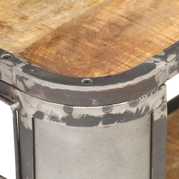 vidaXL TV-taso 90x30x40 cm täysmangopuu