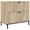 vidaXL Y&ouml;p&ouml;yt&auml; Sonoma tammi 63.5 x 36 x 61 cm Tekninen puu
