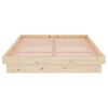 vidaXL S&auml;ngynrunko t&auml;ysi puu 120x190 cm Small Double