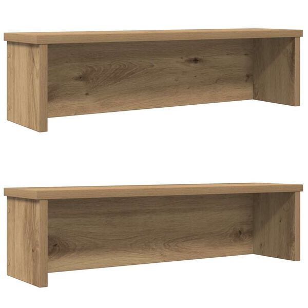 vidaXL Keitti&ouml;telineet Pinottavat 2 kpl Artisan Oak 60x15x16 cm